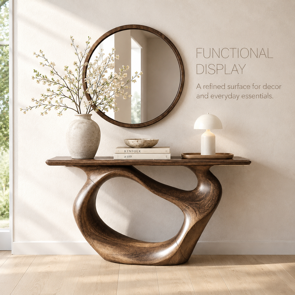 Aurelle Sculptural Console Table - product image 07