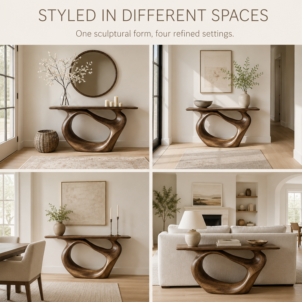 Aurelle Sculptural Console Table - product image 10