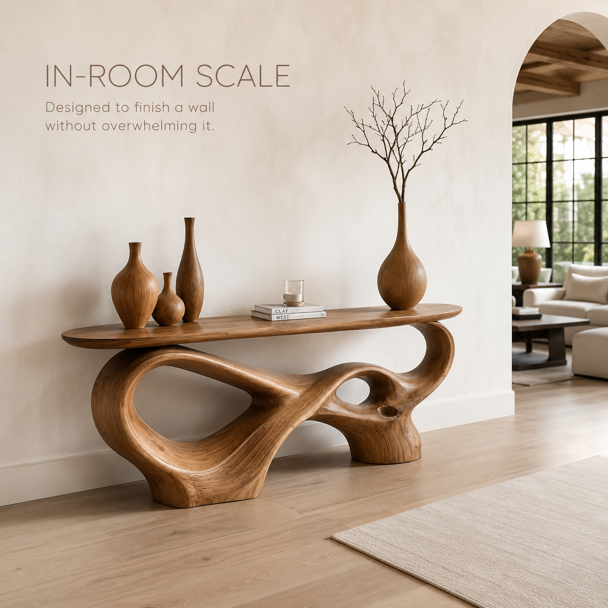 Caldera Organic Hall Console Table - product image 04