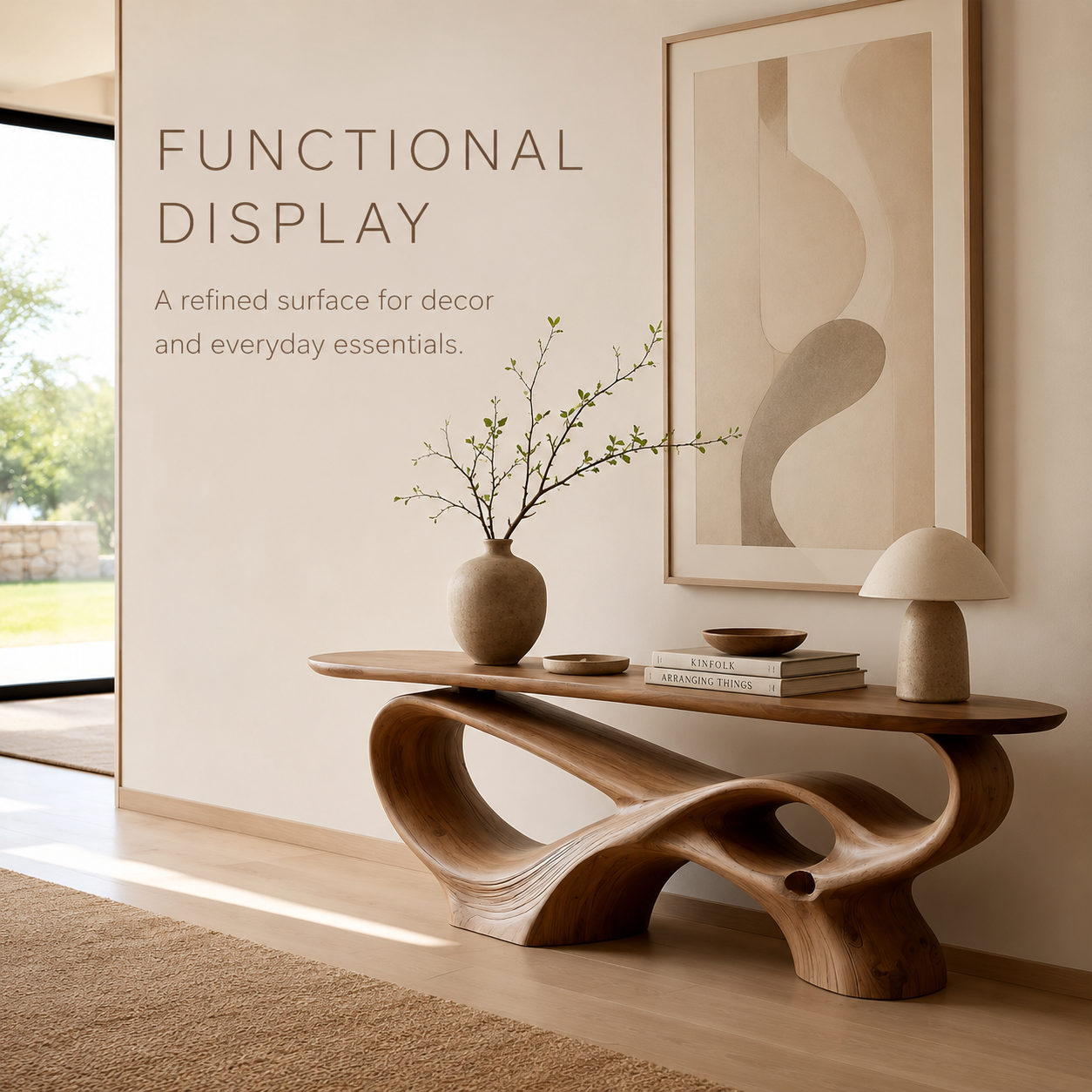 Caldera Organic Hall Console Table - product image 07