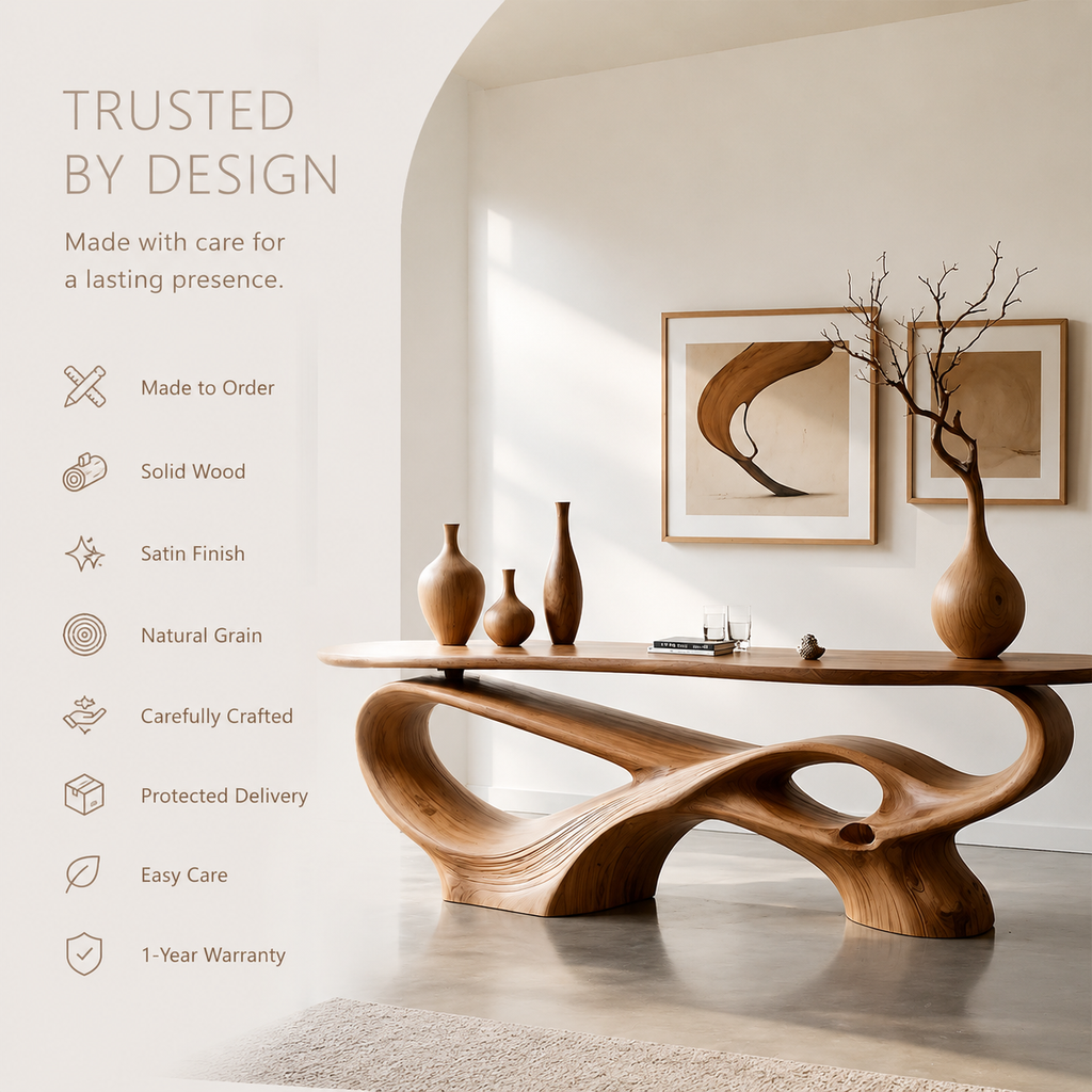 Caldera Organic Hall Console Table - product image 09
