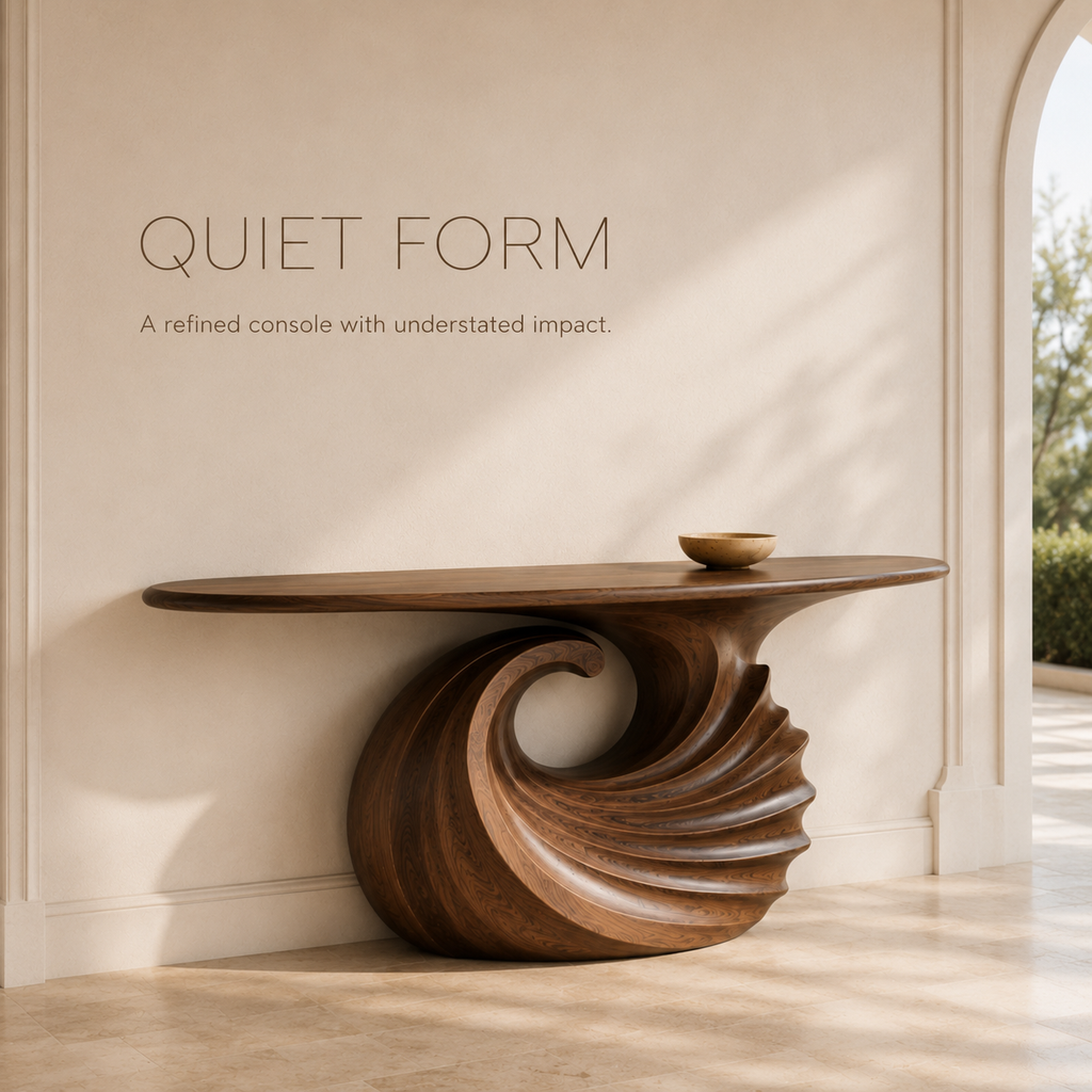 Veyra Soft Curve Console Table - product image 03