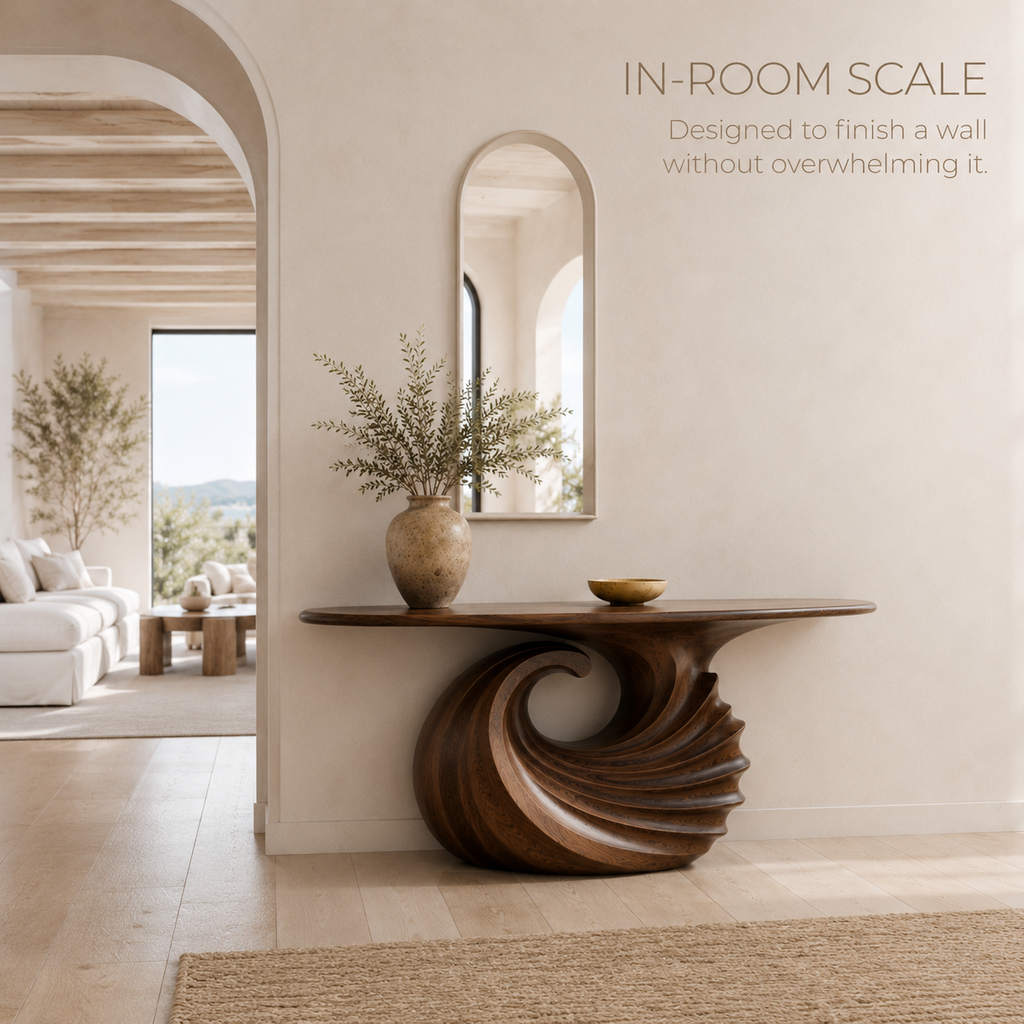 Veyra Soft Curve Console Table - product image 04
