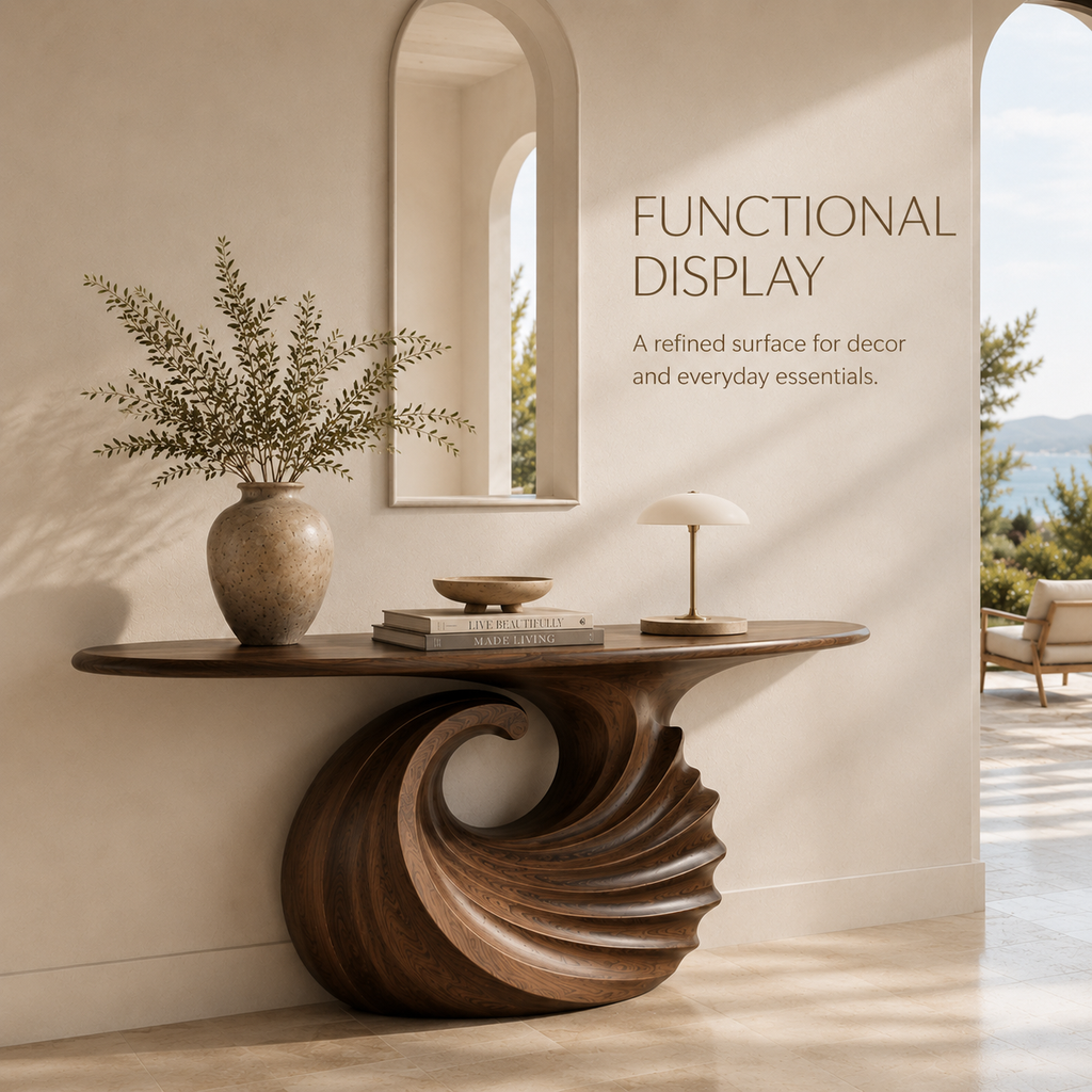 Veyra Soft Curve Console Table - product image 07