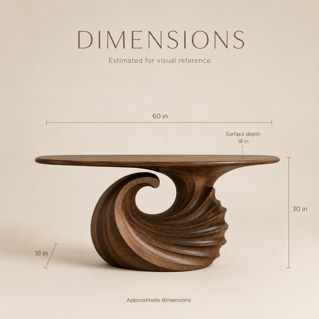 Veyra Soft Curve Console Table - product image 08