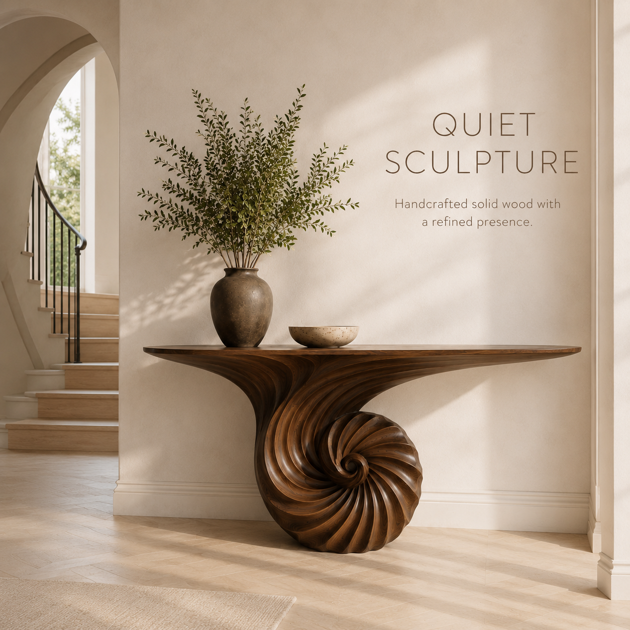 Liora Warm Walnut Console Table - product image 02