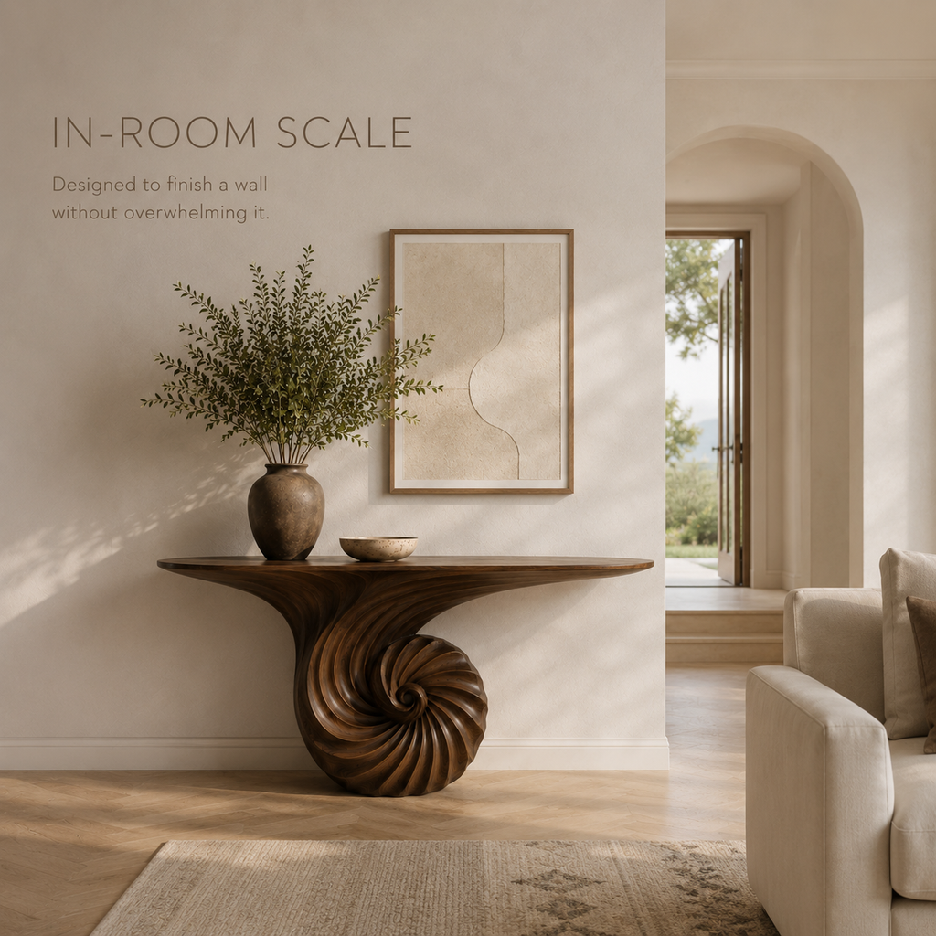 Liora Warm Walnut Console Table - product image 04