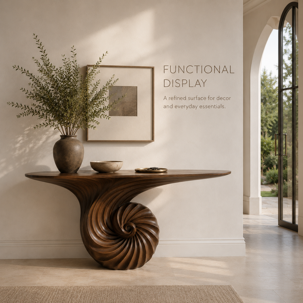 Liora Warm Walnut Console Table - product image 07