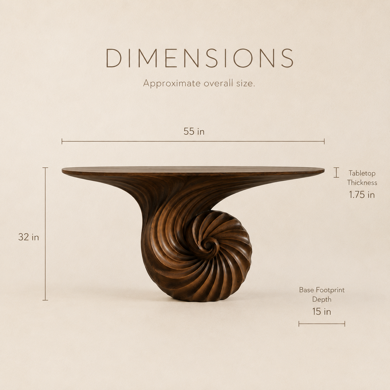 Liora Warm Walnut Console Table - product image 08