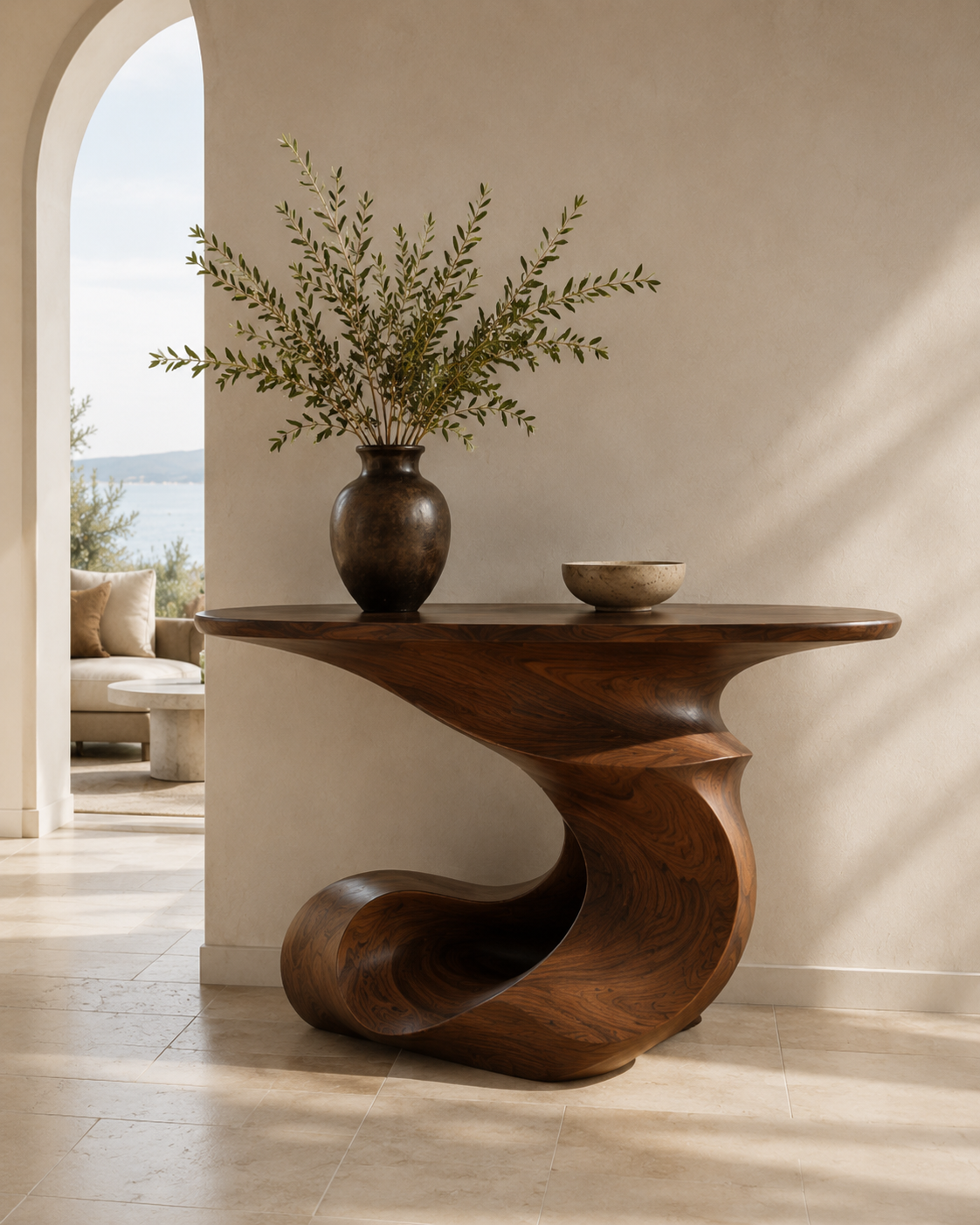 Rowan Hollow Form Console Table - main view