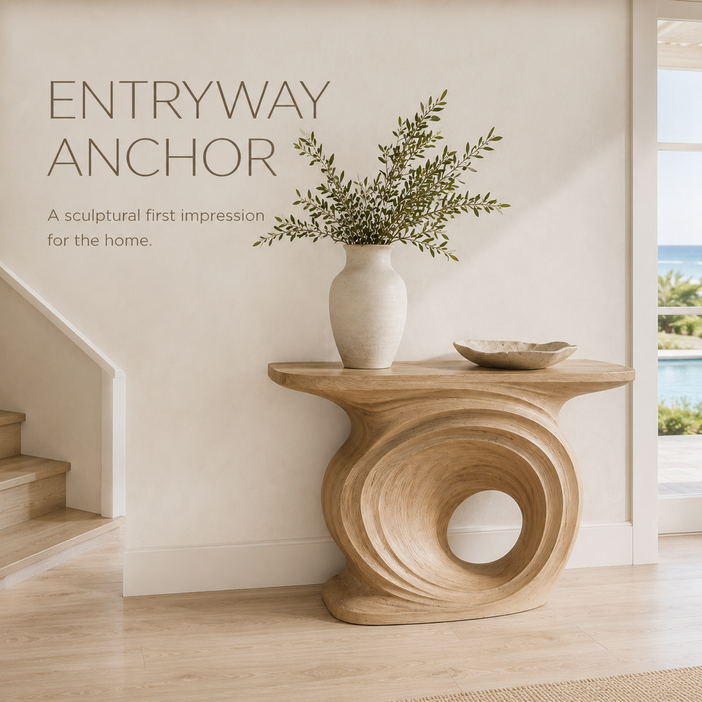 Orin Organic Modern Console Table - product image 02