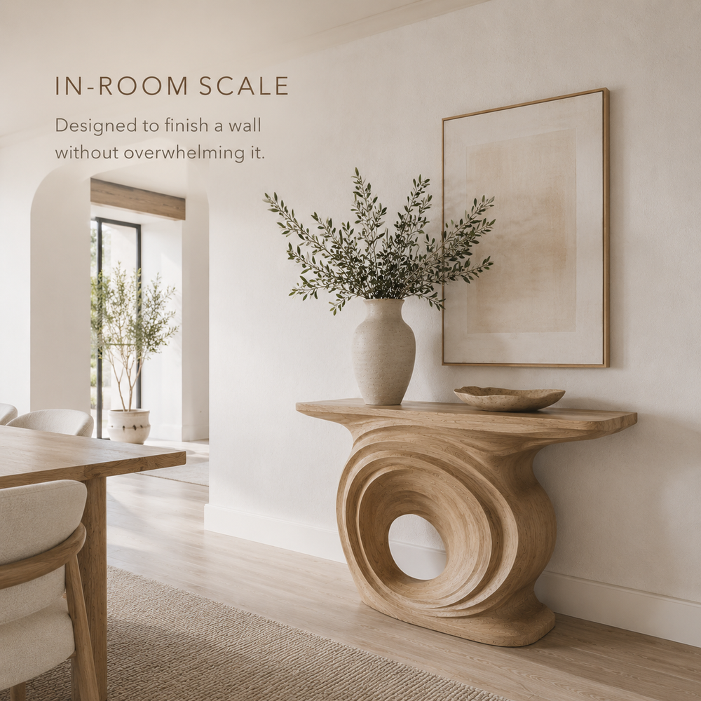 Orin Organic Modern Console Table - product image 04