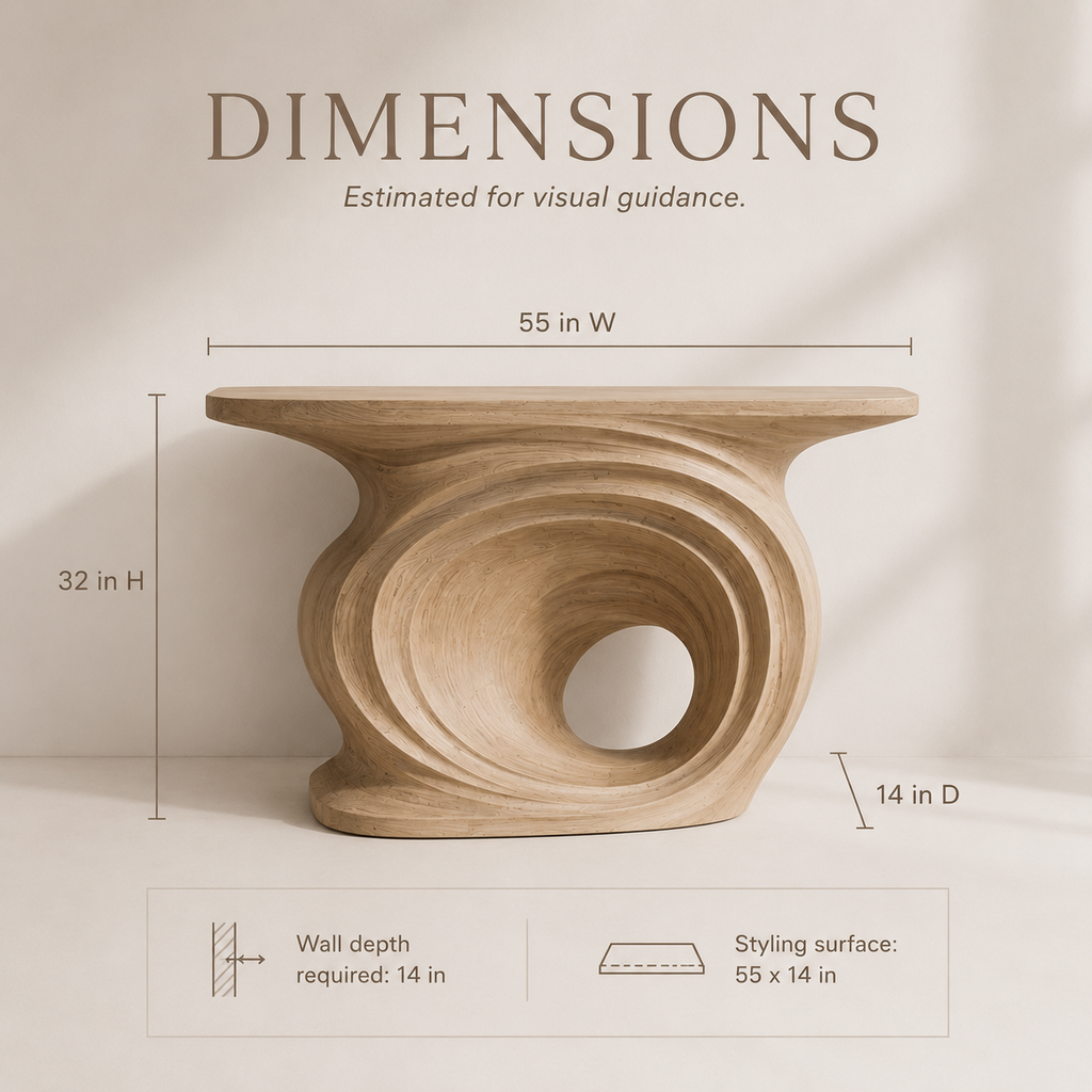 Orin Organic Modern Console Table - product image 08