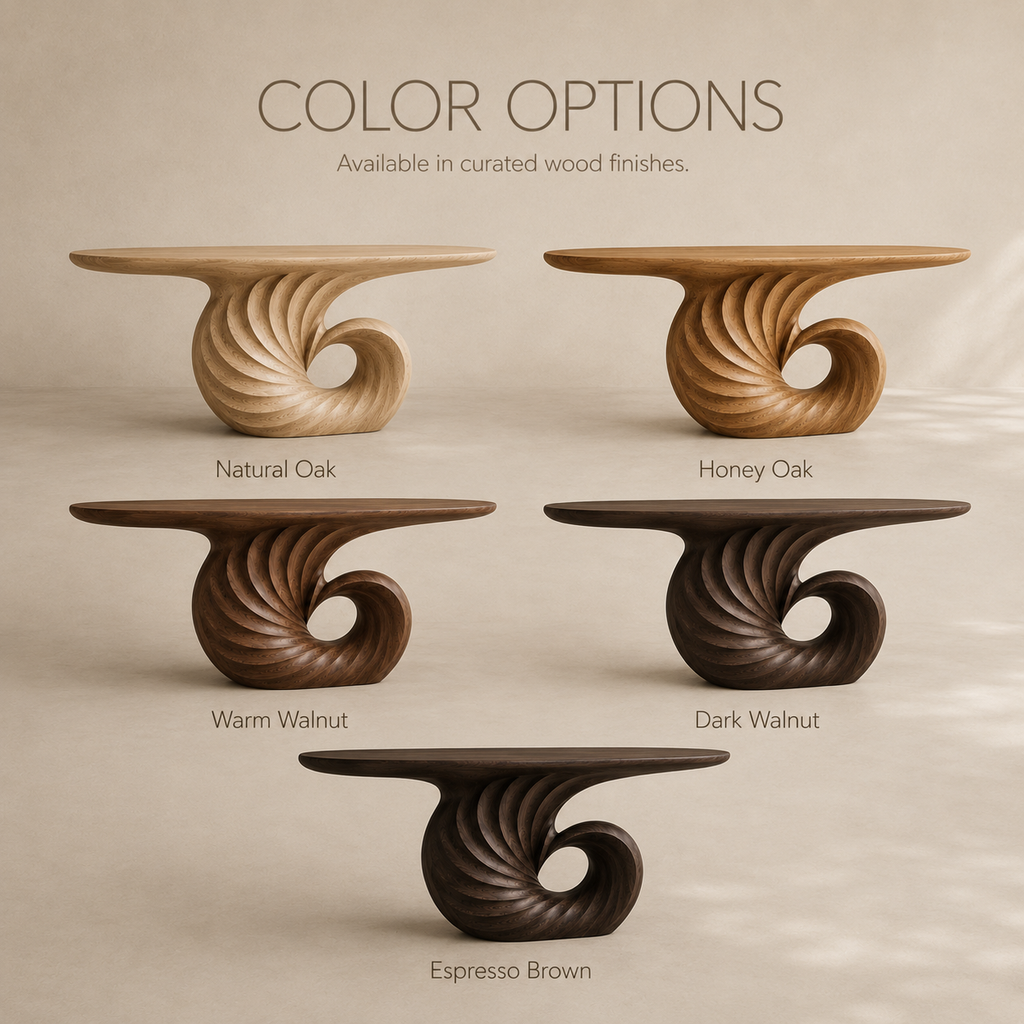 Selene Rounded Foyer Console Table - product image 10