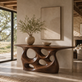 Mira Flow Wood Console Table - main view