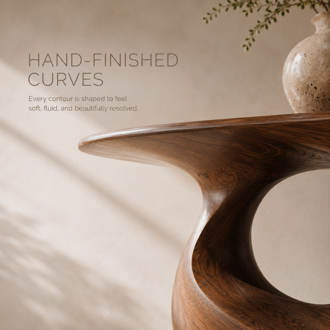 Mira Flow Wood Console Table - product image 06