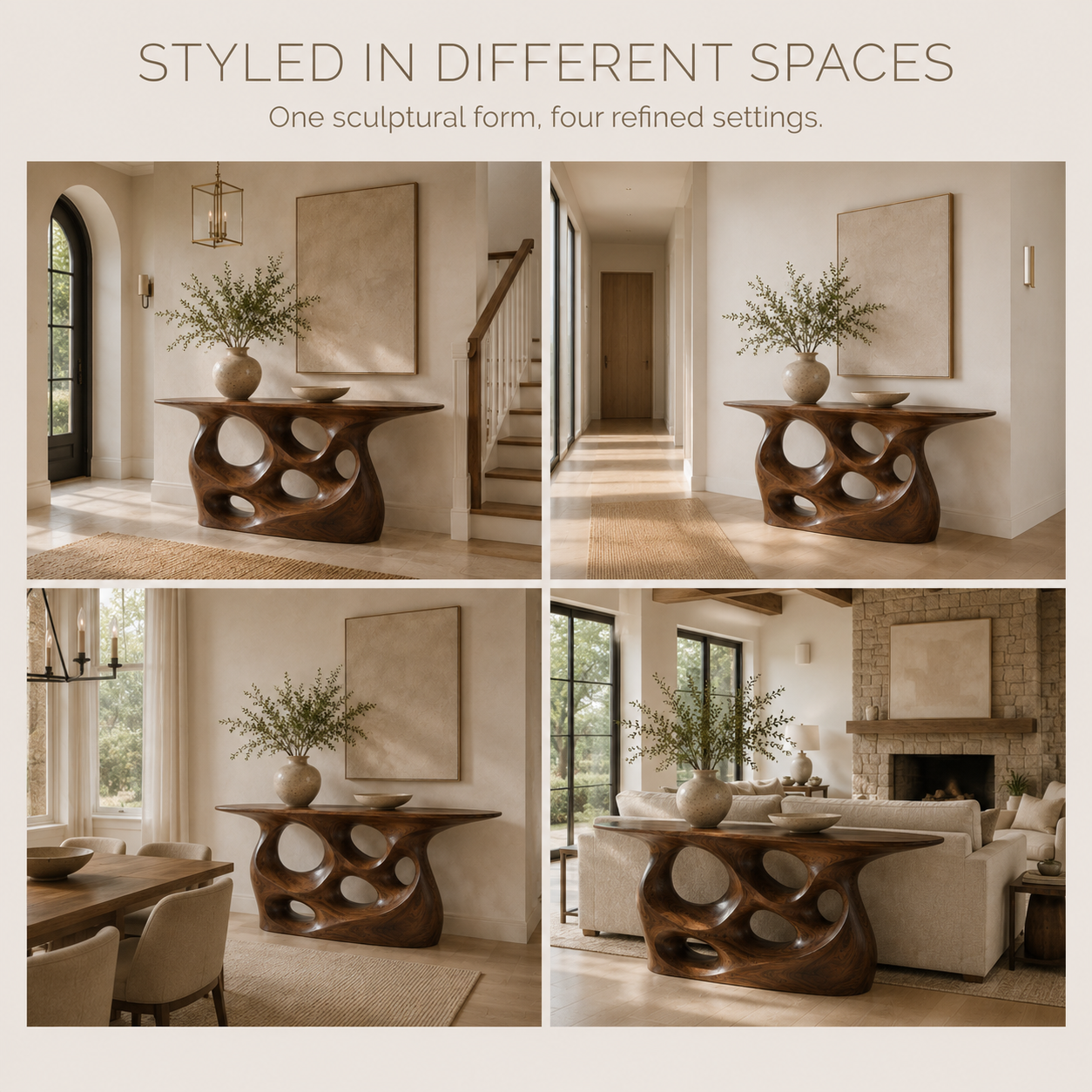 Mira Flow Wood Console Table - product image 10