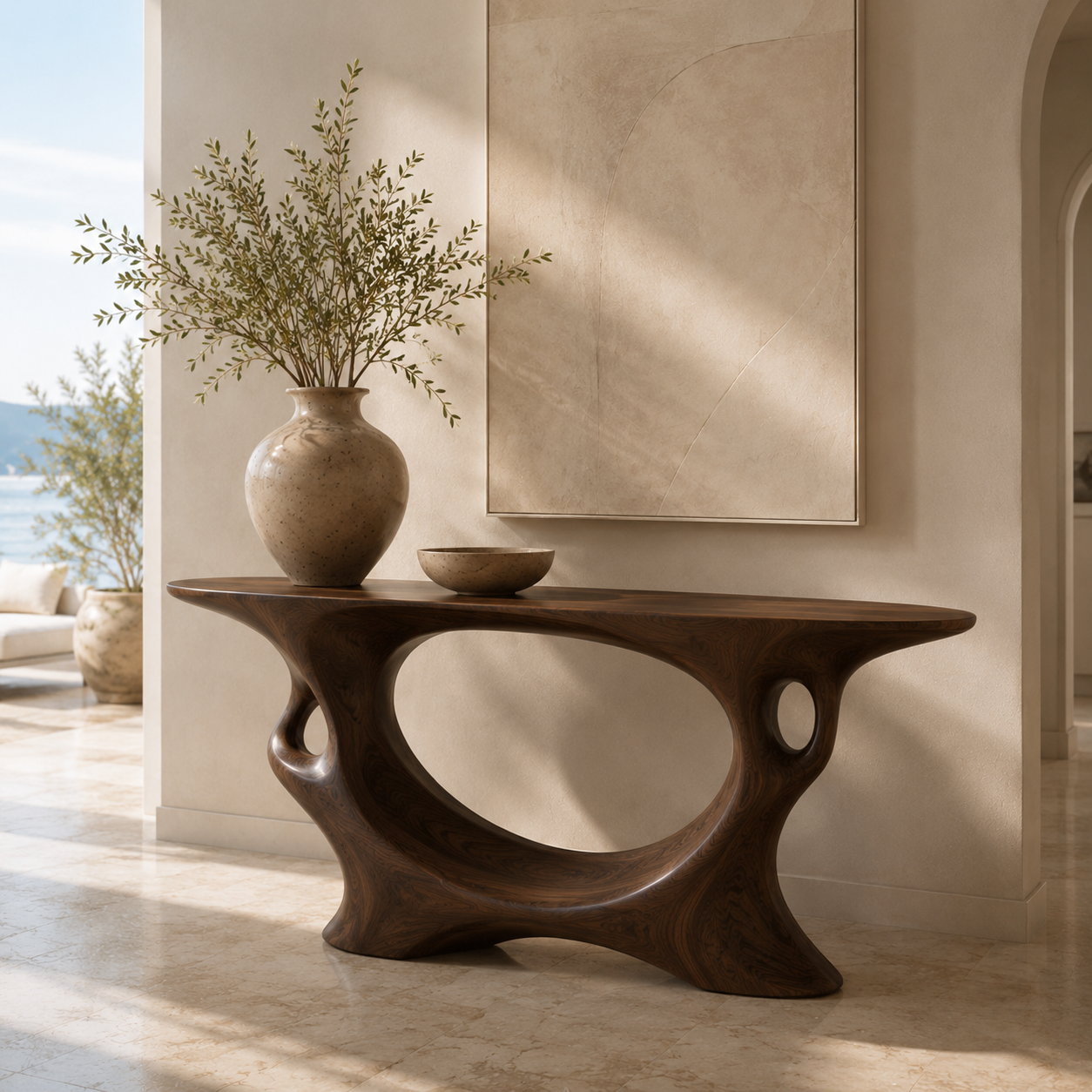 Talia Soft Edge Console Table - main view