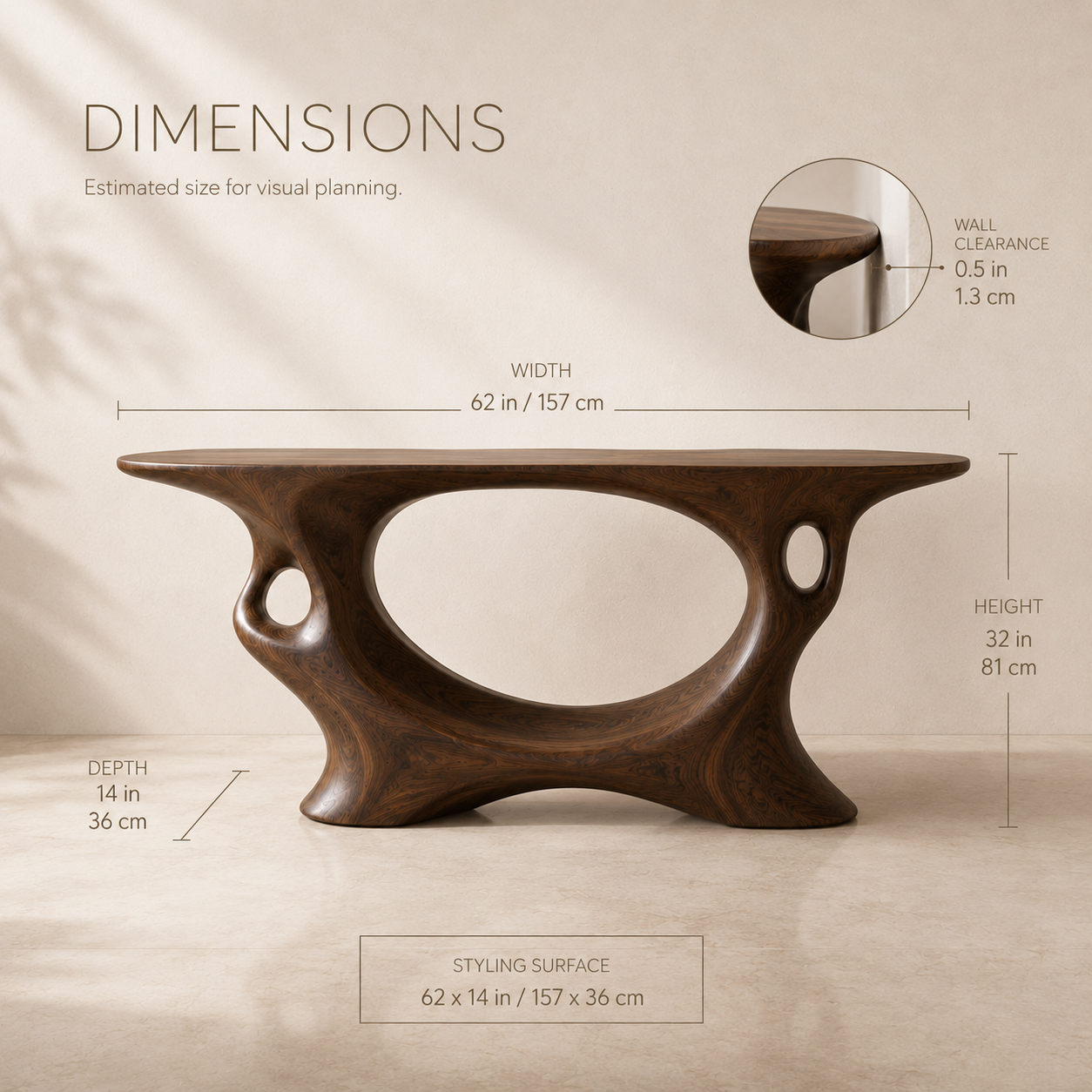 Talia Soft Edge Console Table - product image 08