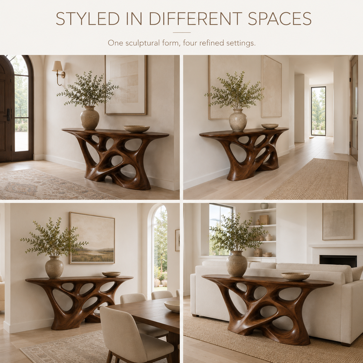 Vale Sculptural Entry Console Table - product image 10