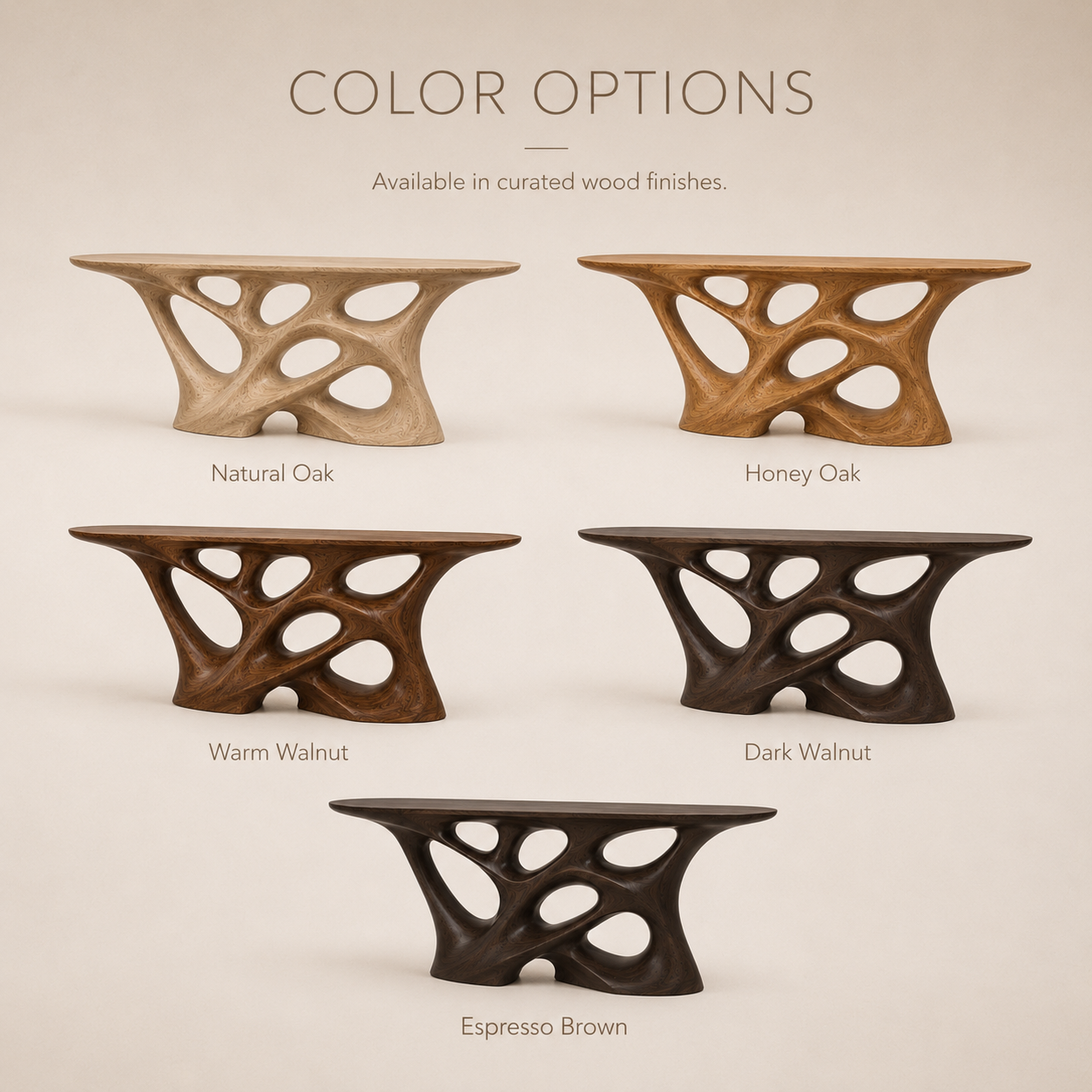 Vale Sculptural Entry Console Table - product image 11