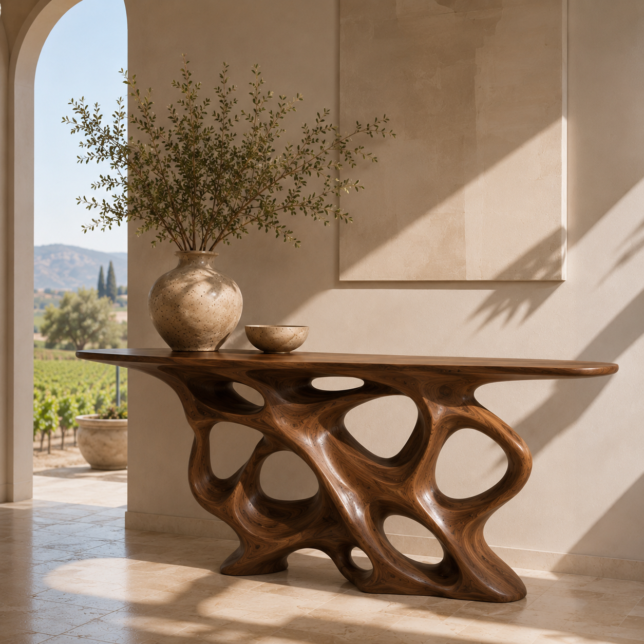 Isla Gallery Rail Console Table - main view