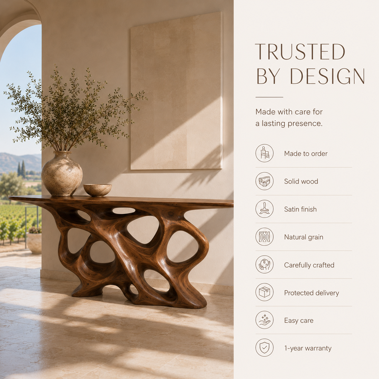 Isla Gallery Rail Console Table - product image 09