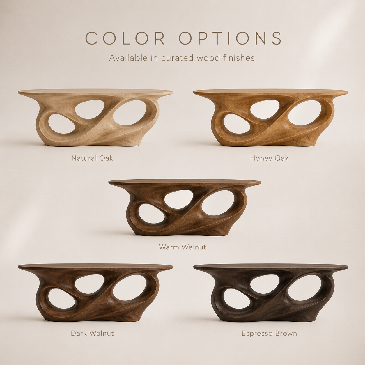 Celine Warm Modern Console Table - product image 11