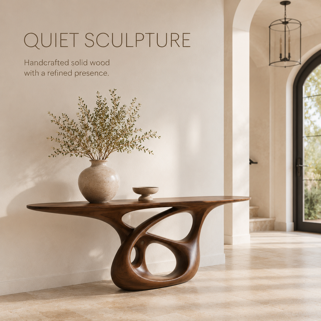 Aurelle Sculptural Console Table - product image 02