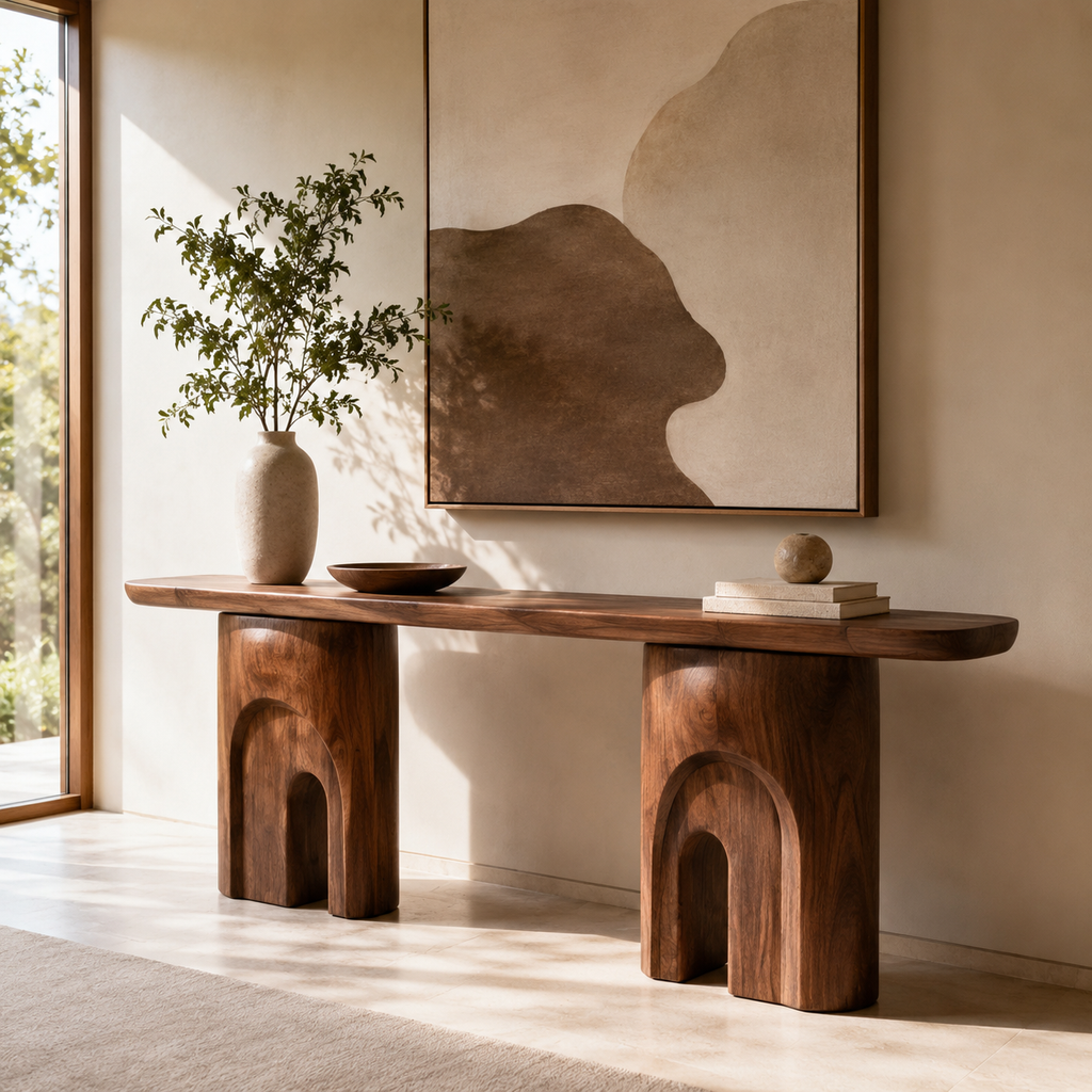Marin Flow Entry Console Table - main view