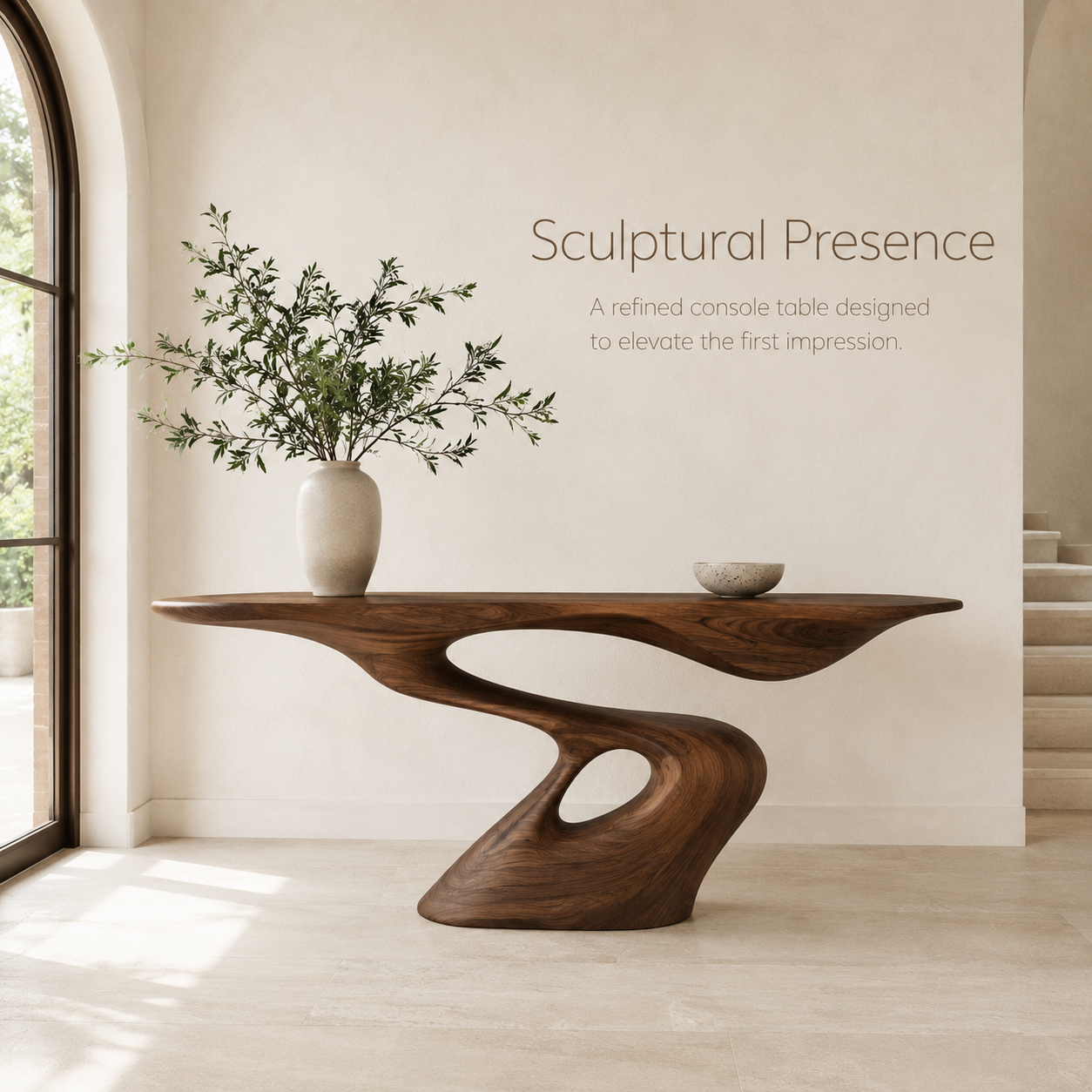 Caldera Organic Hall Console Table - product image 02