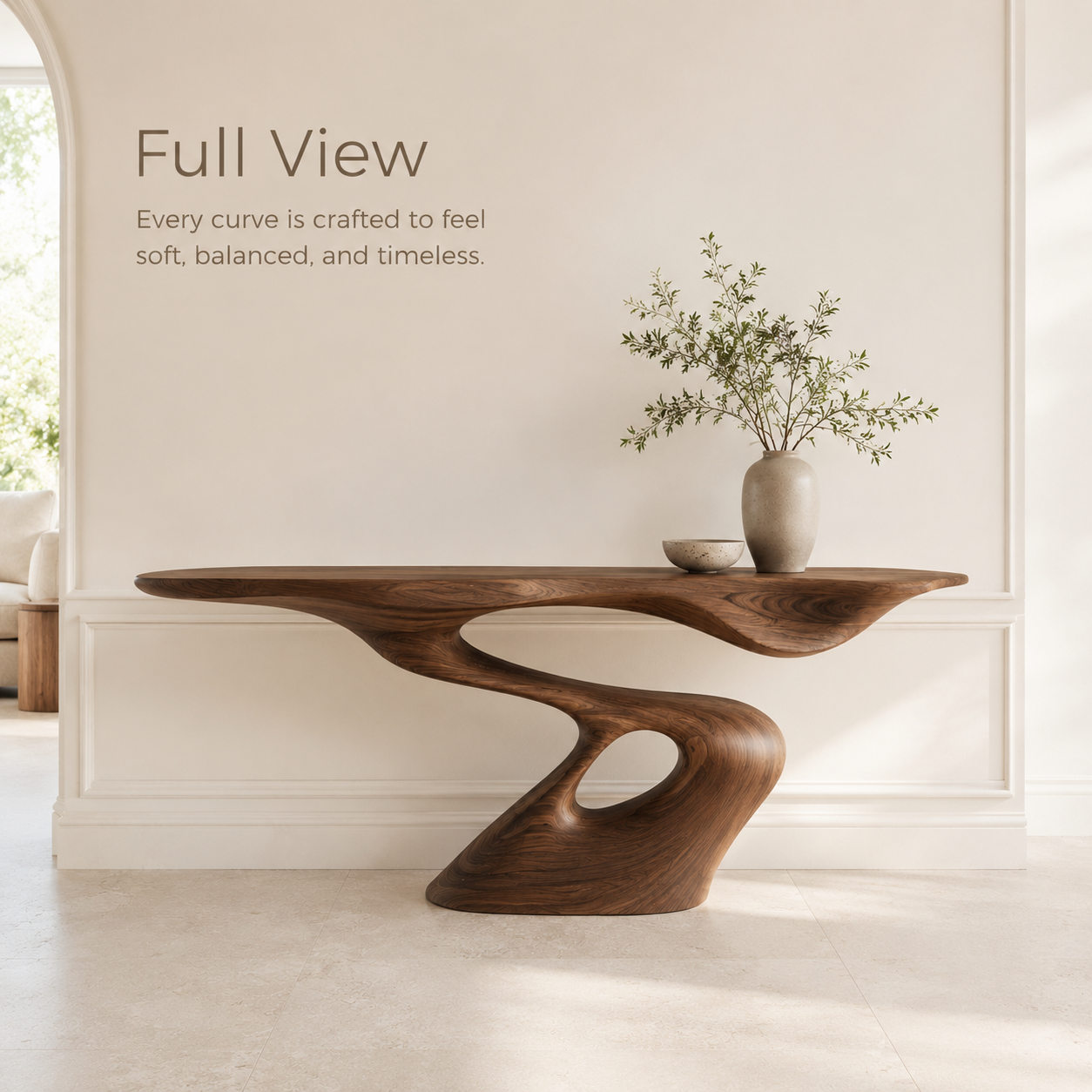 Caldera Organic Hall Console Table - product image 03