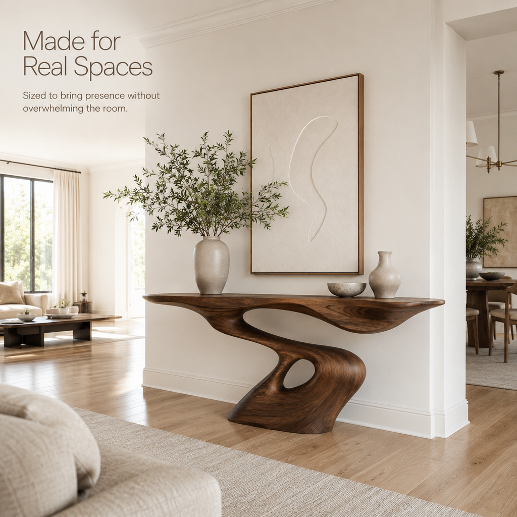 Caldera Organic Hall Console Table - product image 04