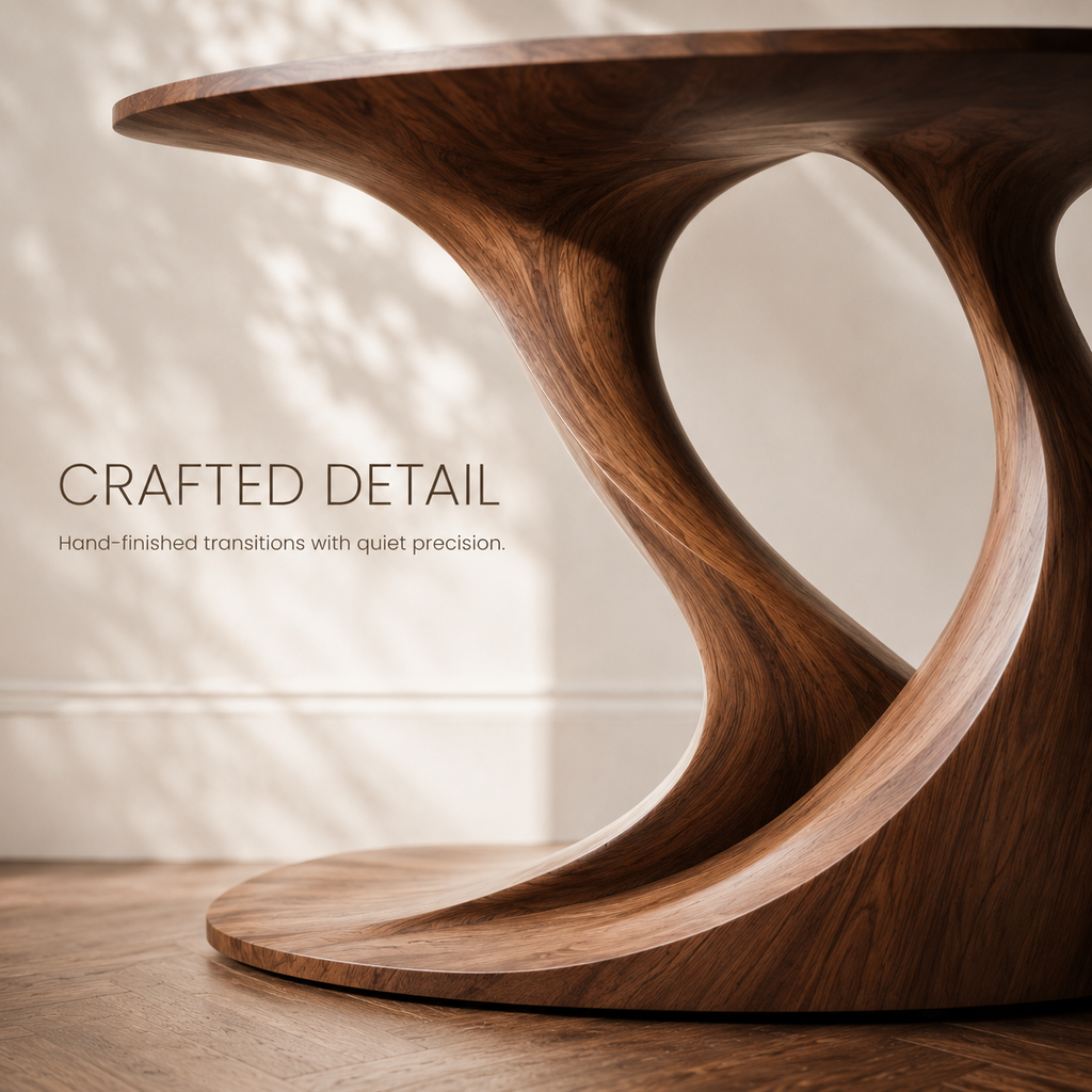 Soren Rounded Wood Console Table - product image 06