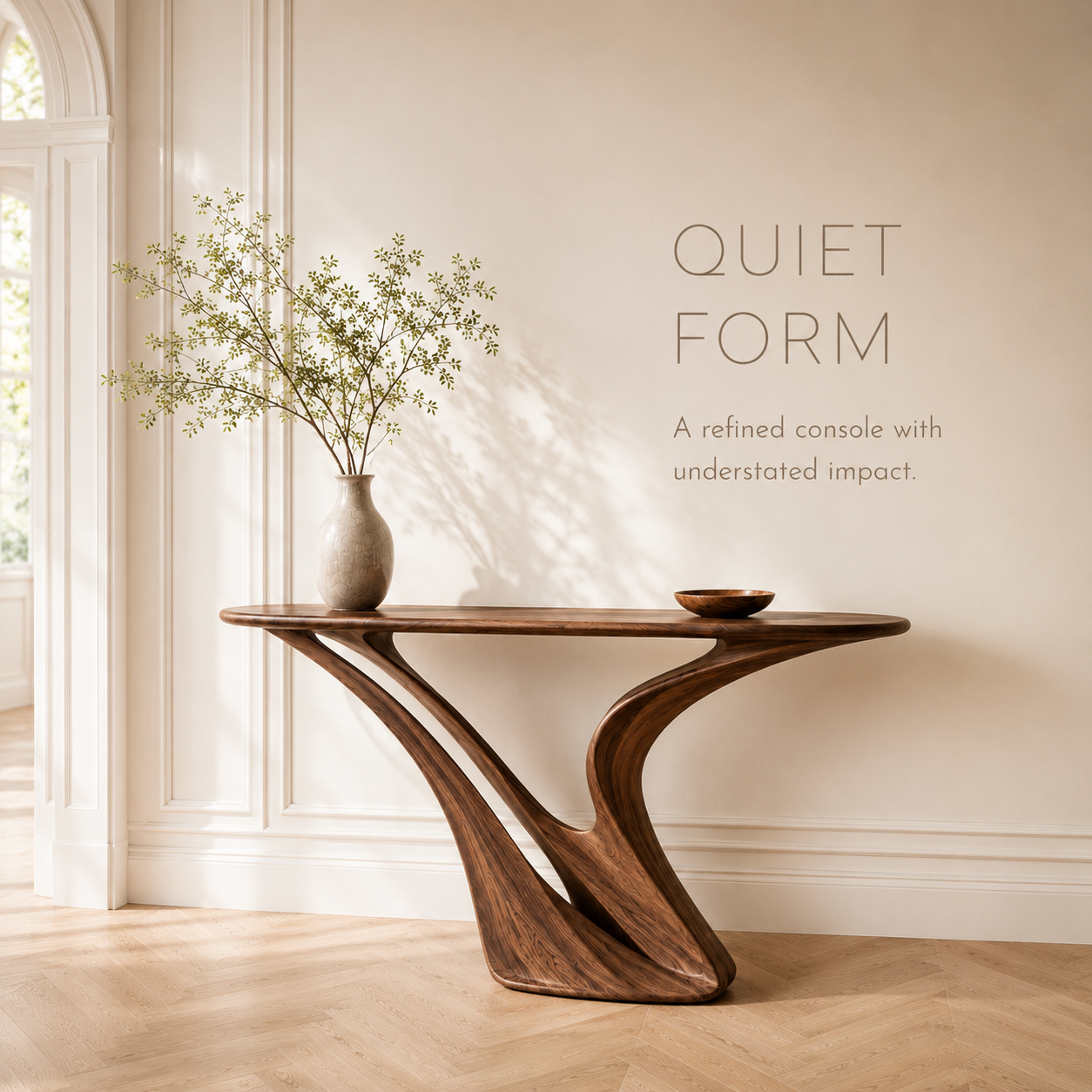 Veyra Soft Curve Console Table - product image 04