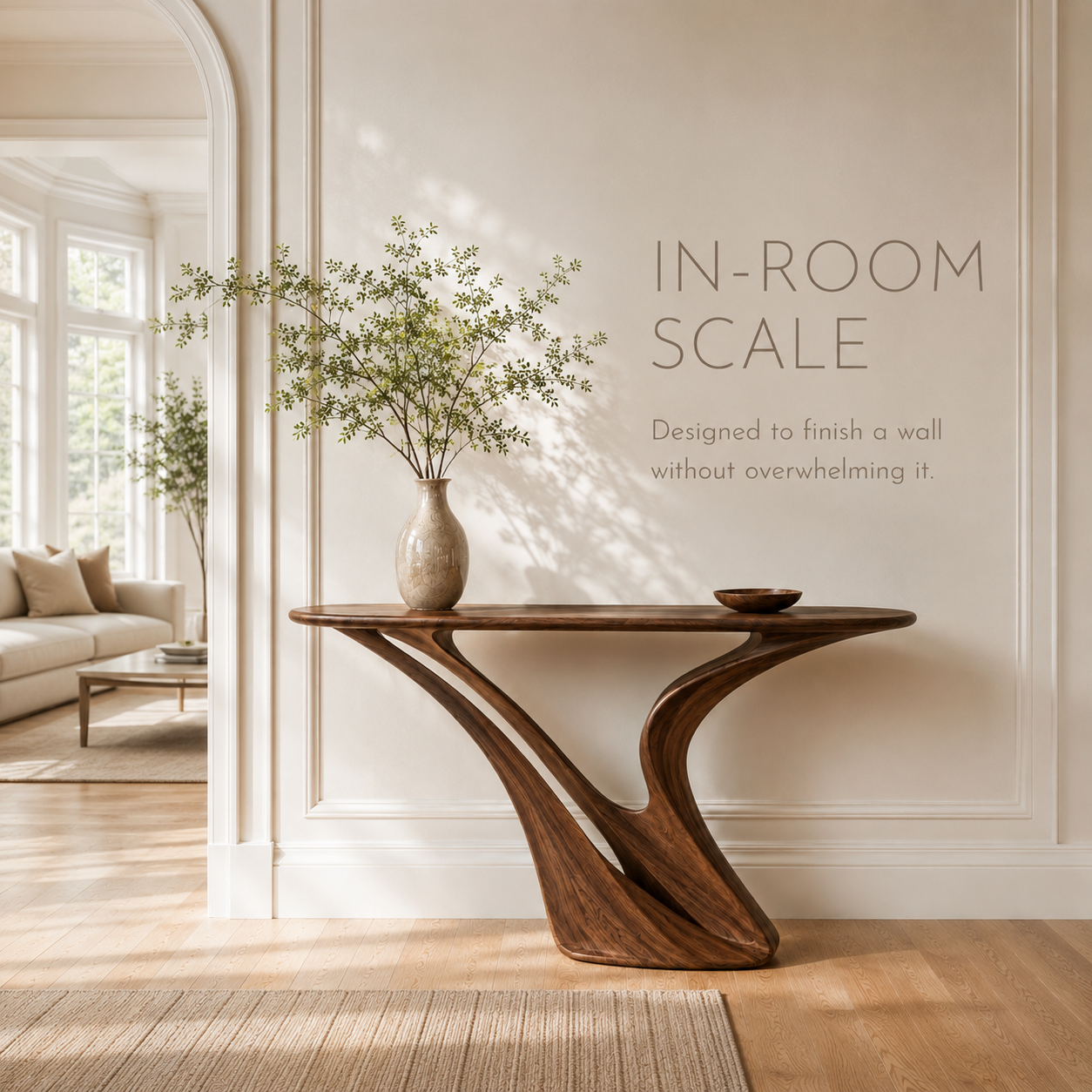 Veyra Soft Curve Console Table - product image 06