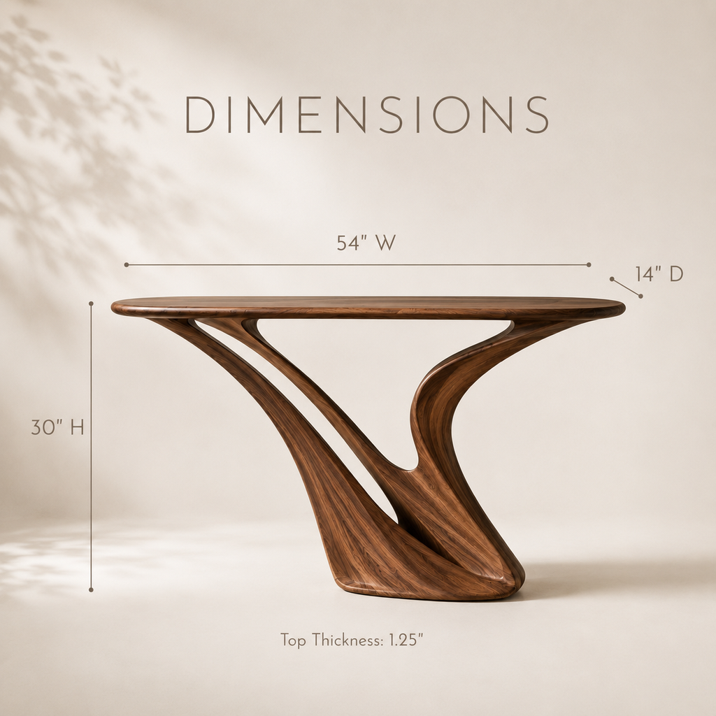 Veyra Soft Curve Console Table - product image 08