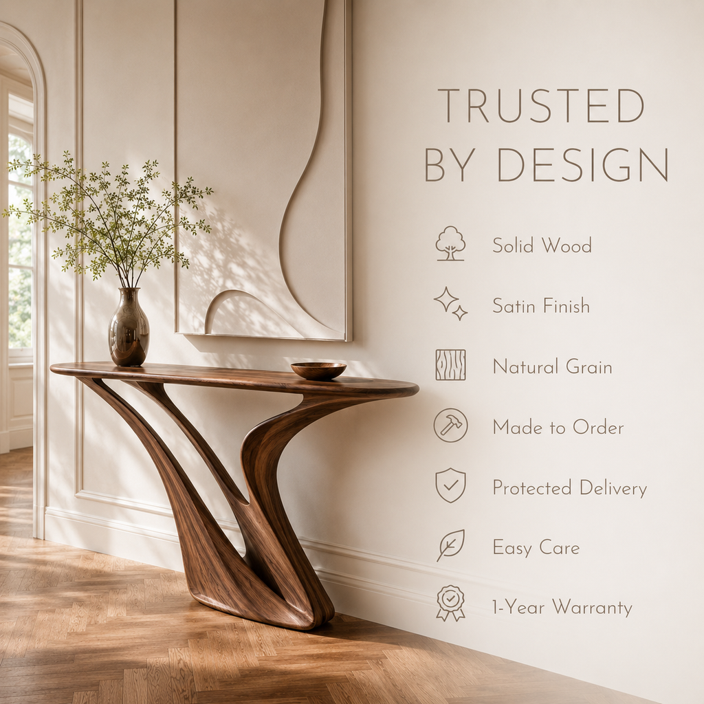 Veyra Soft Curve Console Table - product image 09