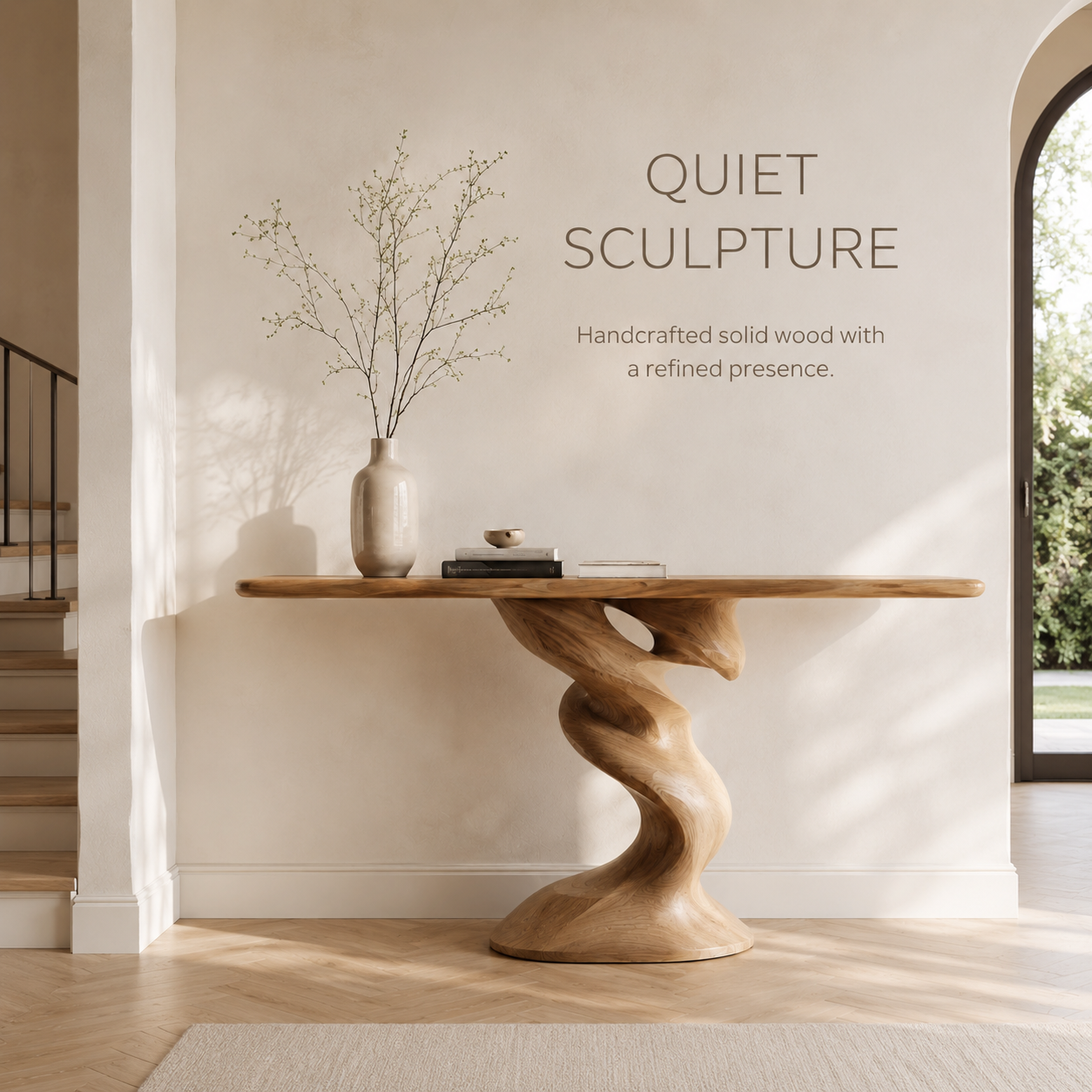 Liora Warm Walnut Console Table - product image 02