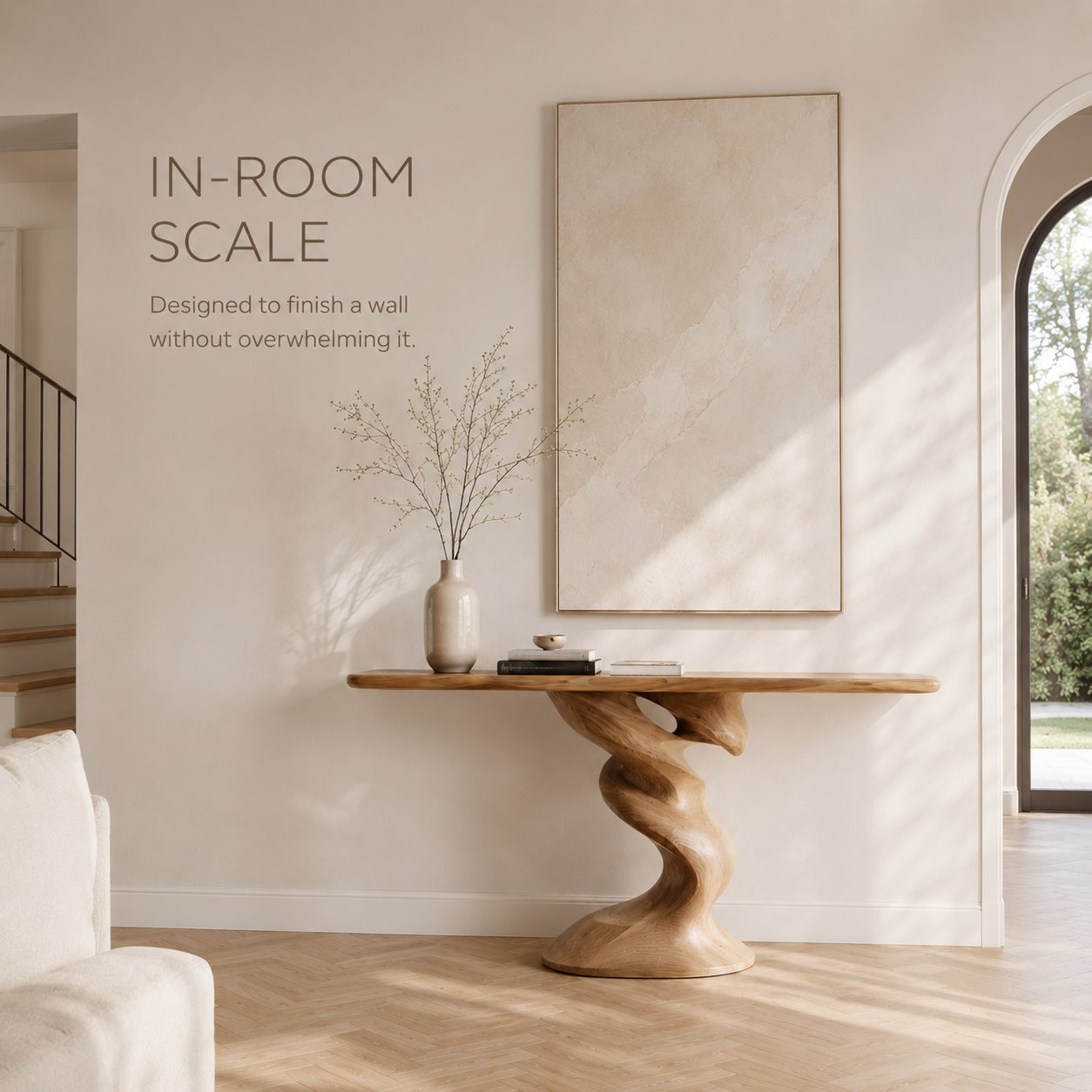 Liora Warm Walnut Console Table - product image 04