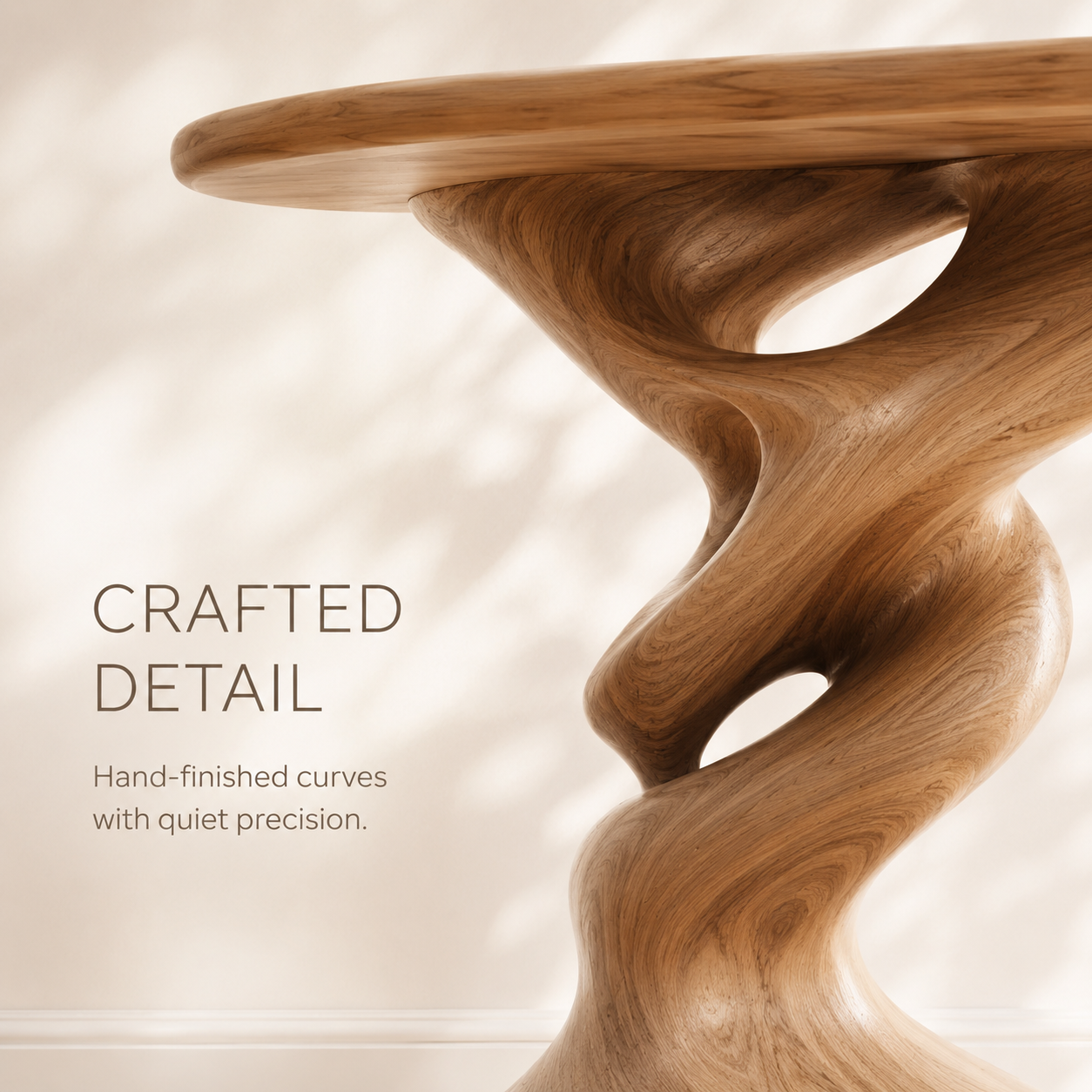 Liora Warm Walnut Console Table - product image 06