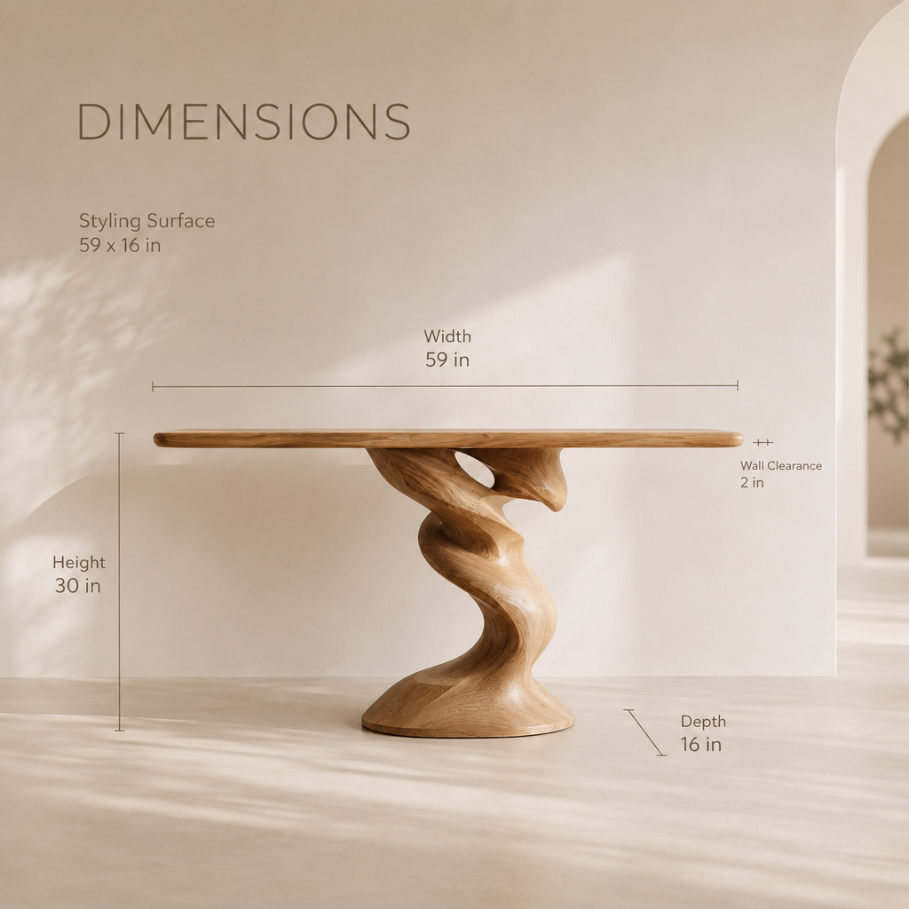 Liora Warm Walnut Console Table - product image 08