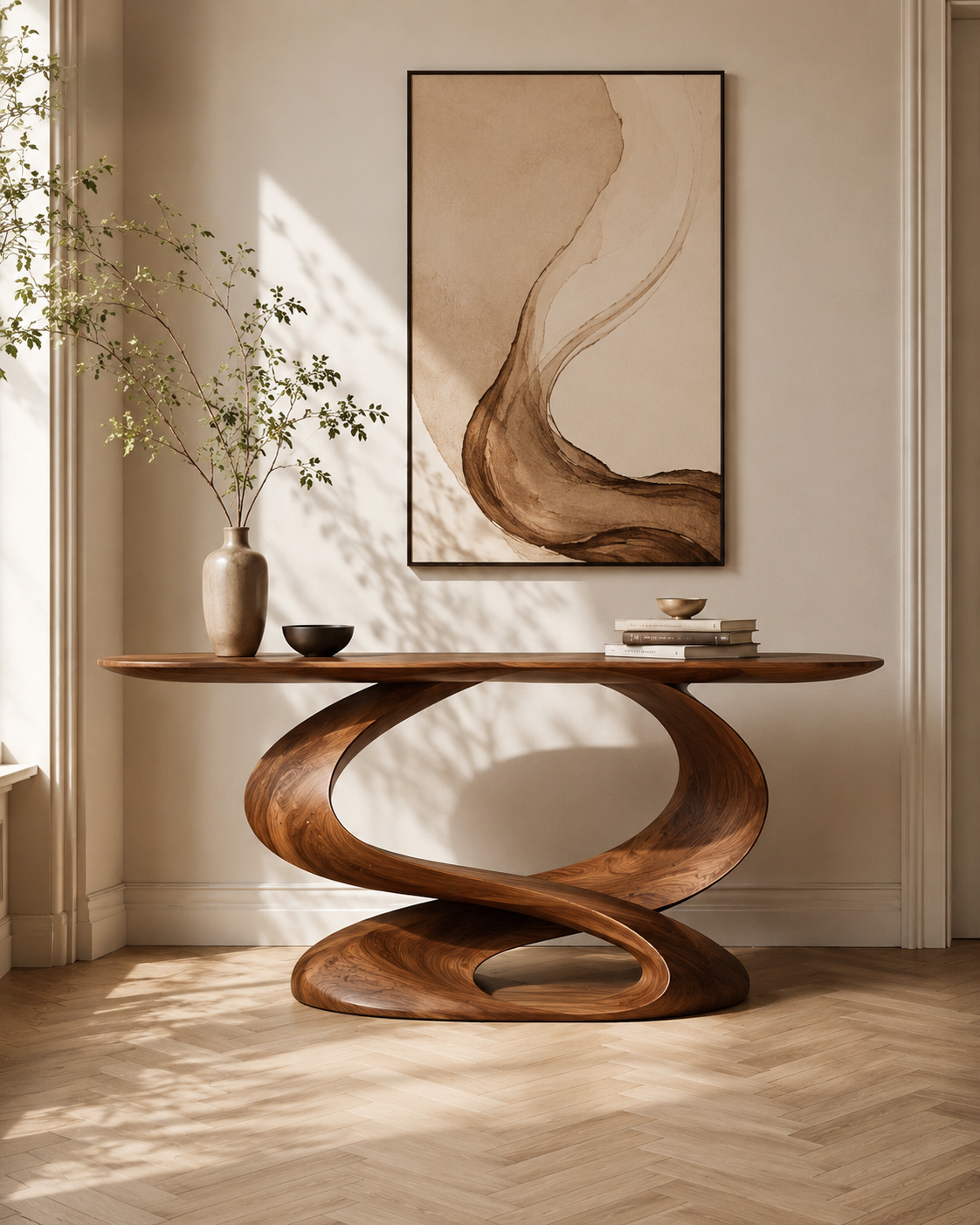 Rowan Hollow Form Console Table - main view