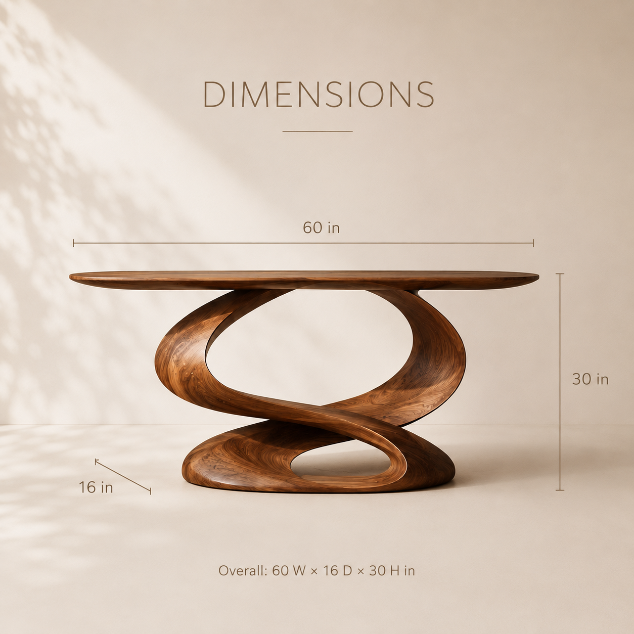 Rowan Hollow Form Console Table - product image 08