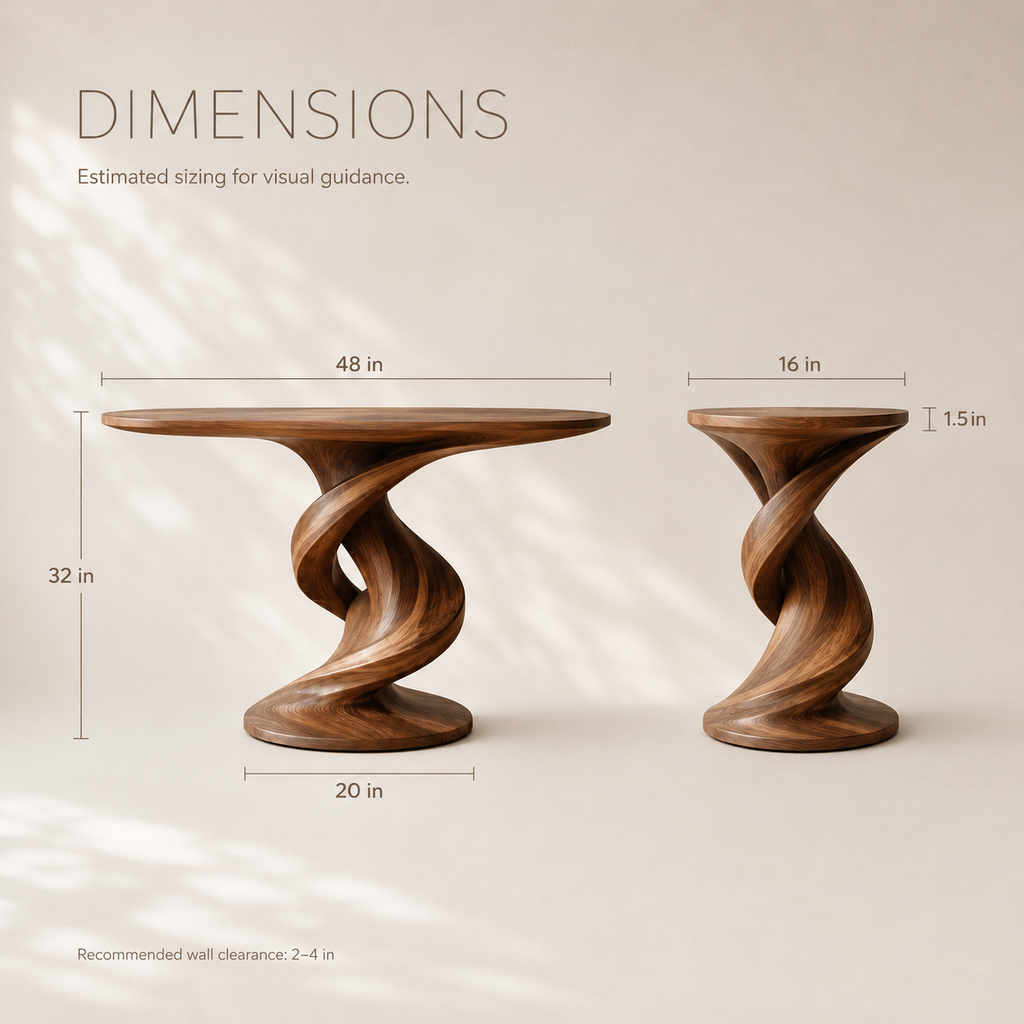 Brielle Sculpted Hall Console Table - product image 08