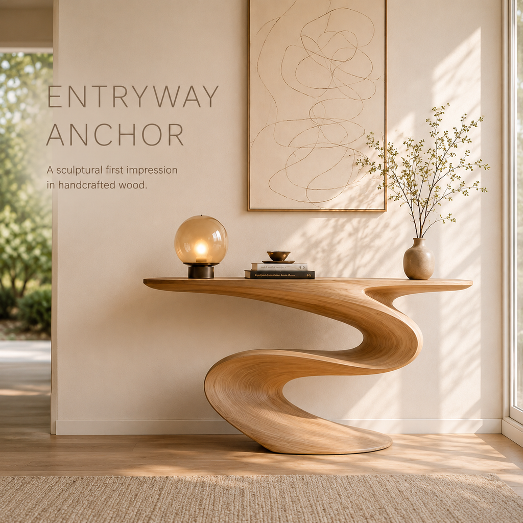 Orin Organic Modern Console Table - product image 02