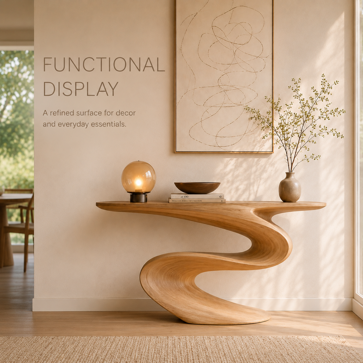 Orin Organic Modern Console Table - product image 07