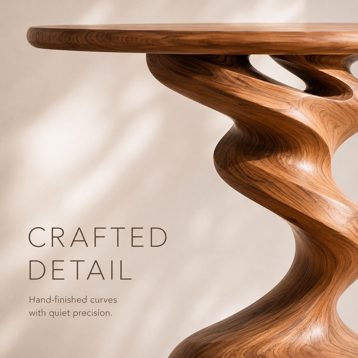 Selene Rounded Foyer Console Table - product image 06