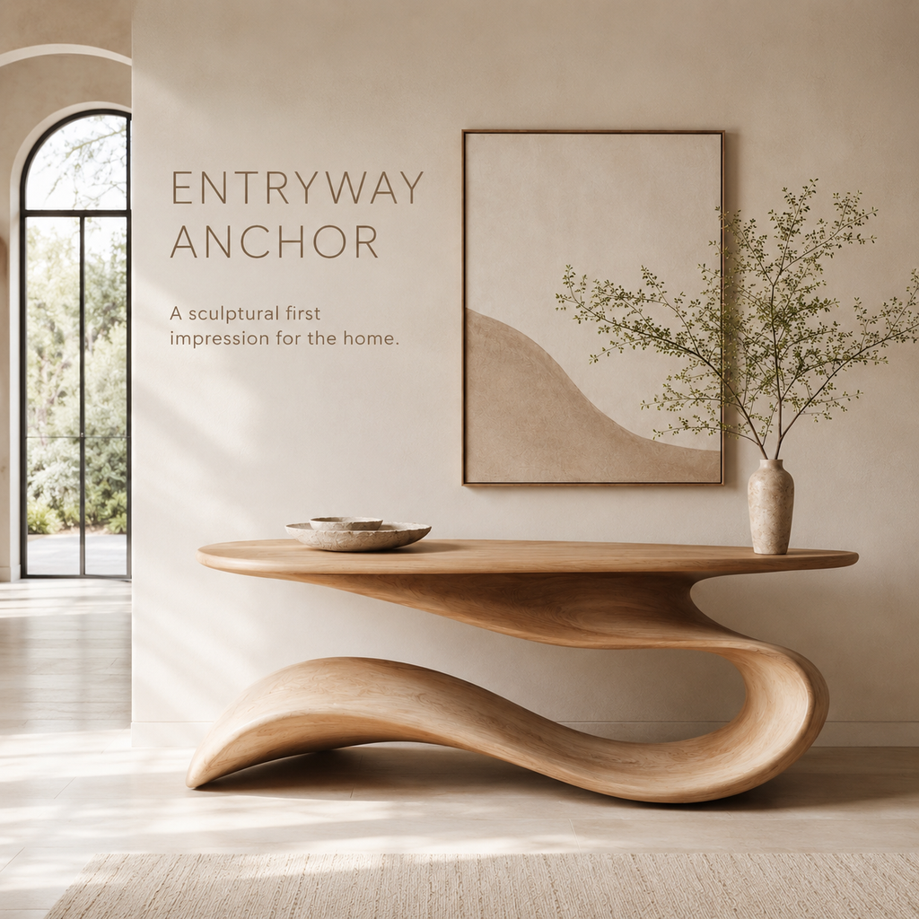 Mira Flow Wood Console Table - product image 02