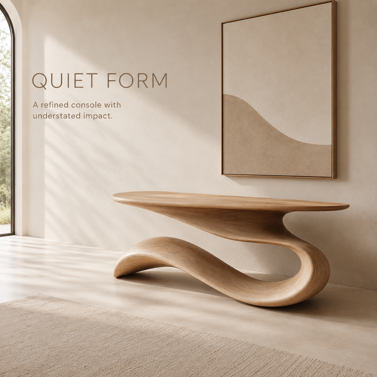 Mira Flow Wood Console Table - product image 03